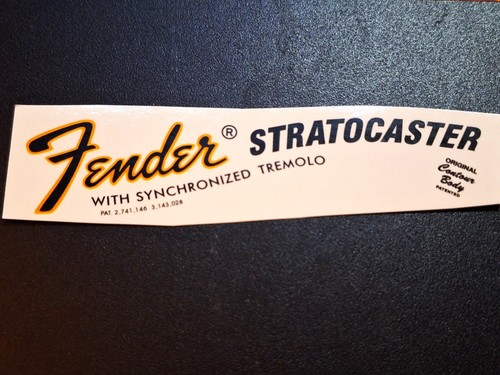 Pack stratocaster decal - 3-pack,