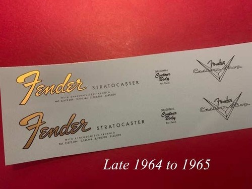 Fender 65 stratocaster - '64-'65,