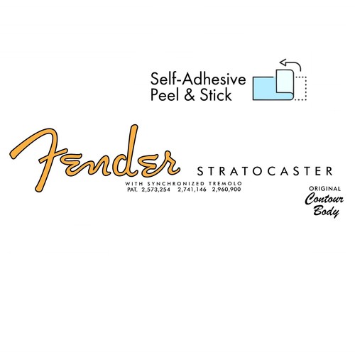 Pack stratocaster decal - stratocaster,